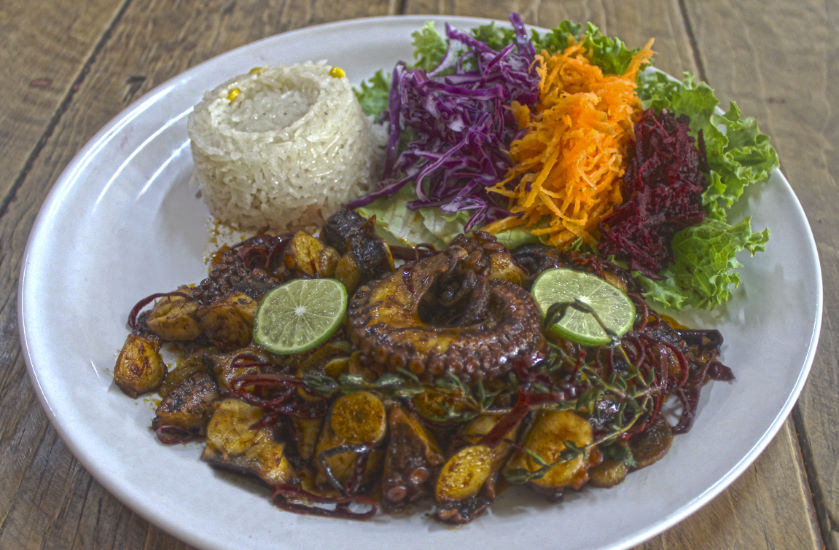 pulpo al ajillo tepeaca acajete